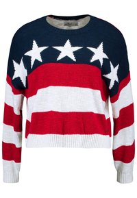 Hollister Co. Strickpullover - red