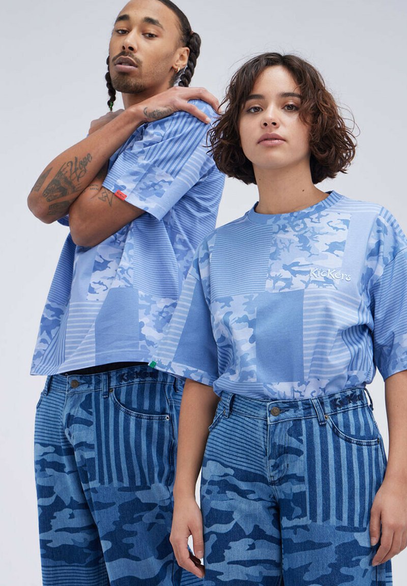 Kickers Camiseta estampada - bleu