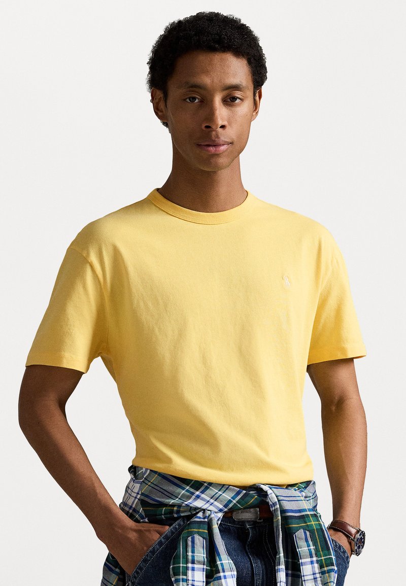 Polo Ralph Lauren - CLASSIC FIT JERSEY CREWNECK T-SHIRT - T-shirt basique - wicket yellow, Agrandir