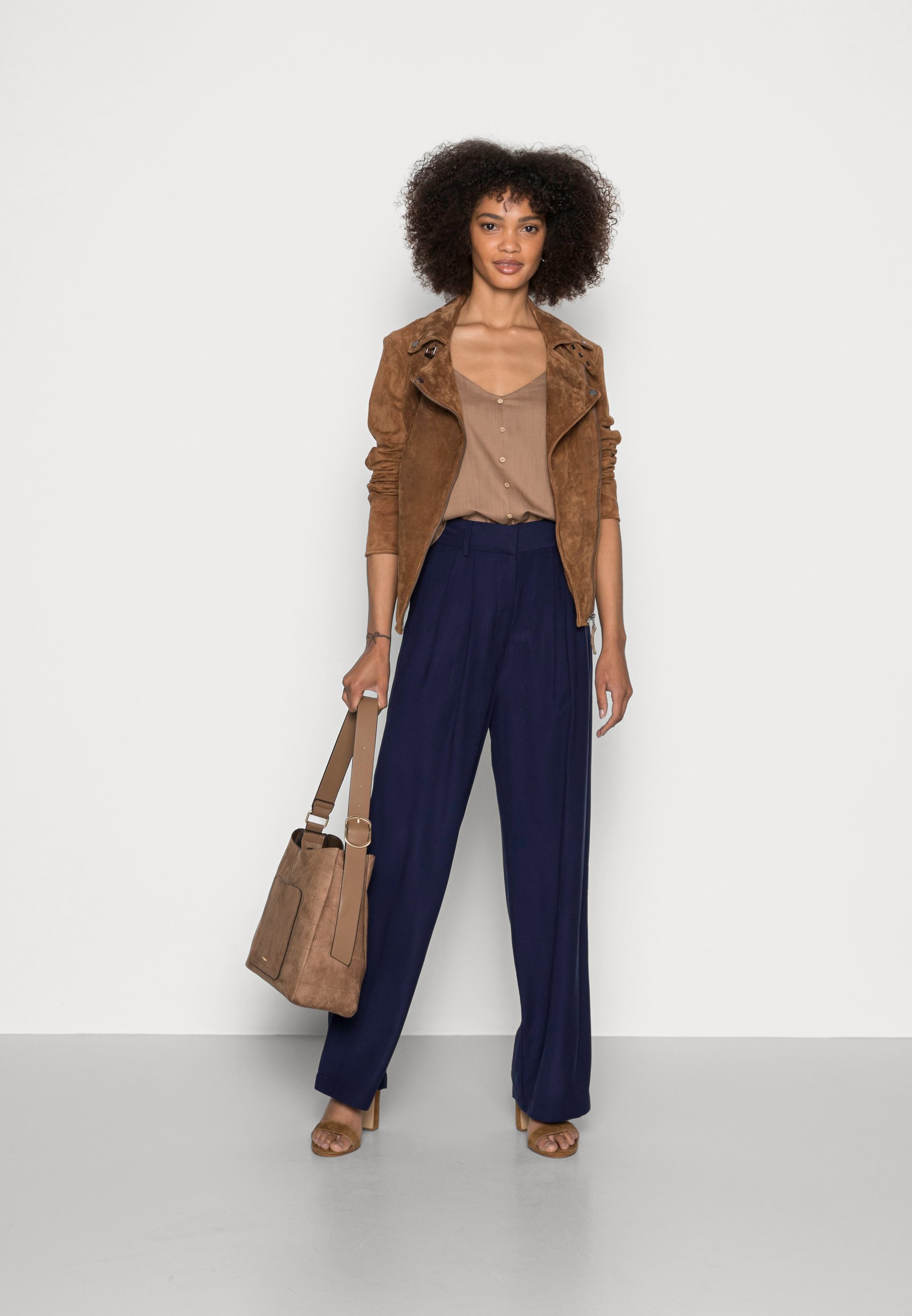 Anna Field Basic wide leg pants - Broek 