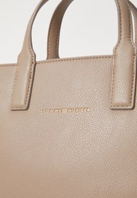Tommy Hilfiger LOGOTAPE MINI TOTE - Handbag - coastal taupe