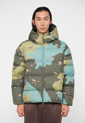 EA7 Emporio Armani MOUNTAIN ECO HOODED JACKET GRAPHIC - Veste d'hiver - green