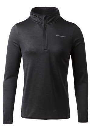 VIRONIC W WAFFLE MIDLAYER - Långärmad tröja - black