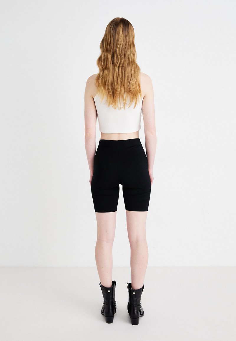 Tank Top And Biker Shorts Athleisure Tank Top And Cycling Shorts