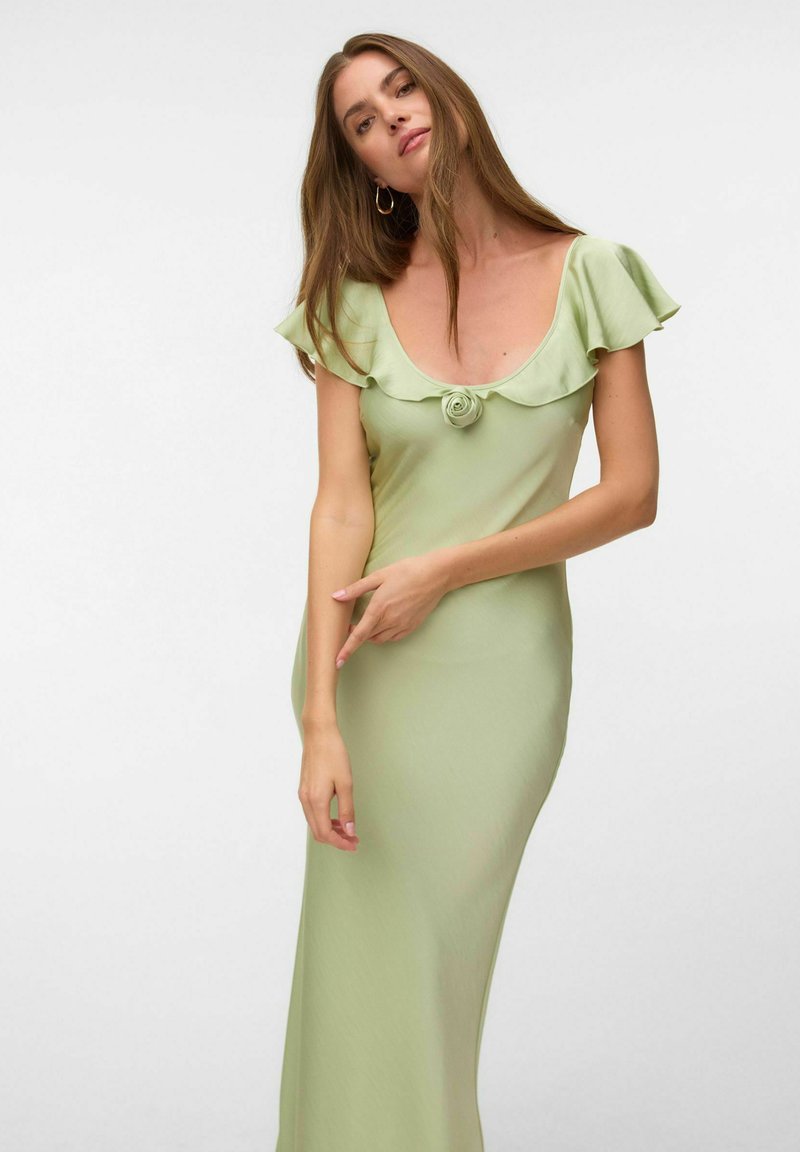 white graduation dresses knee length Corset Long Sleeve Bandage Dress Celadon main image 0