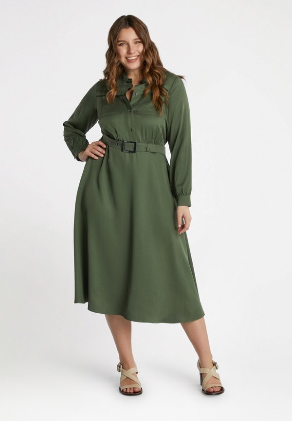 Blusenkleid - verde