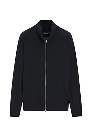 Massimo Dutti, Strickjacke - mottled dark blue