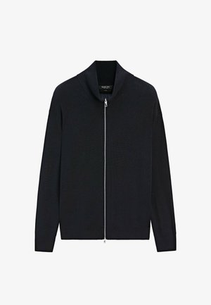 Massimo Dutti, Strickjacke - mottled dark blue