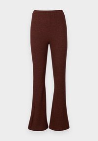 VMBELLA FLARED PANTS - Hlače - fired brick