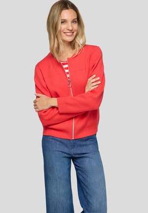 Strickjacke - koralle