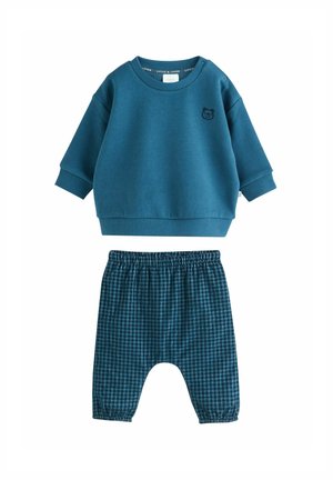 Next SET - Sweatshirt - blue check