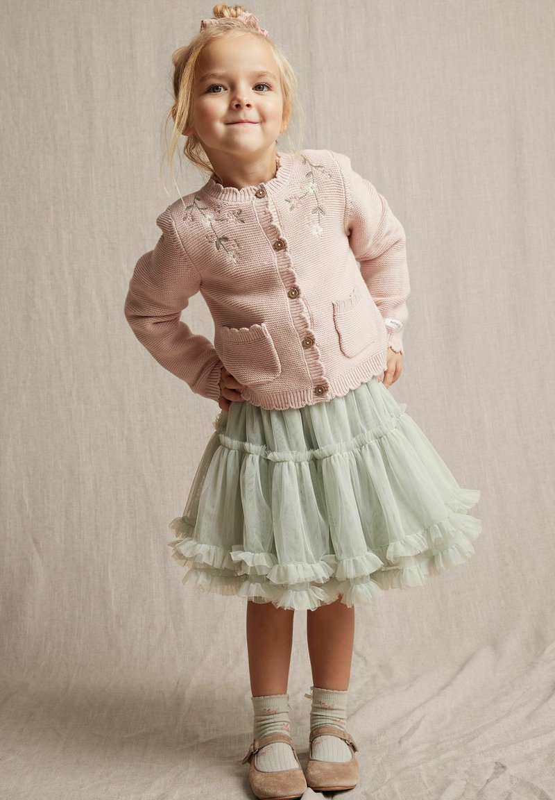 Newbie BLOMMIG MED BRODYR - Cardigan - light pink