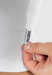 Smilodox CROP MYRANA - Top - weiß