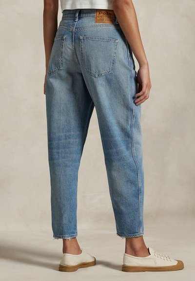 Polo Ralph Lauren CURVED TAPERED JEAN - Blugi mom fit - alaiya wash