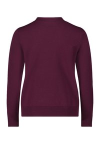 Betty Barclay BASIC-MIT STEHKRAGEN - Svetrík - dark aubergine