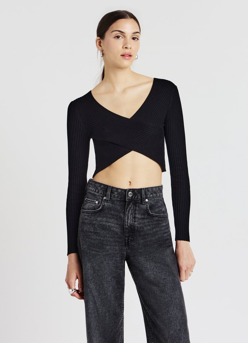 Calliope Strickpullover - ultrablack