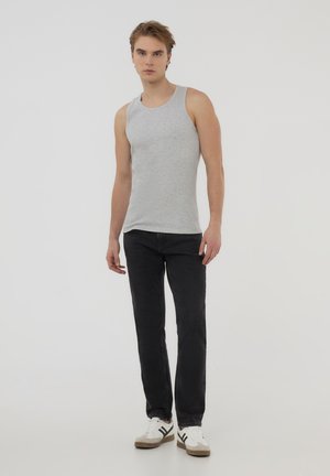 PACK OF 3 PLAIN - Top - 1x White, 1x Black, 1x Gray