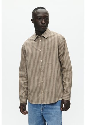 NICO - Camisa - greige stripe