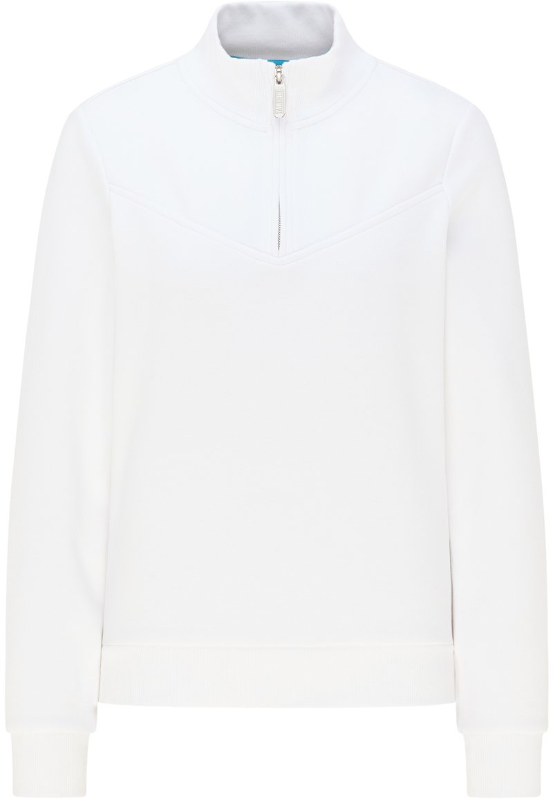 Talence Sweater met rits wit