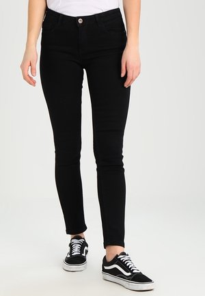 Skinny-Farkut - black denim