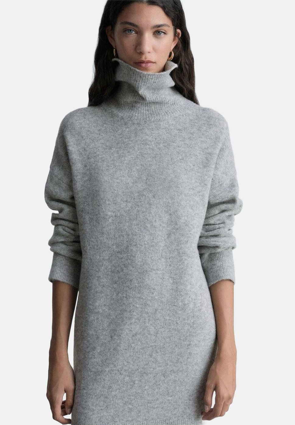 Mango Jumper dress - mottled grey - Zalando.ie