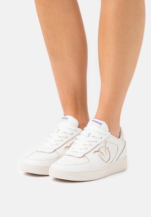BONDY BASKET - Tenisky - white/gold