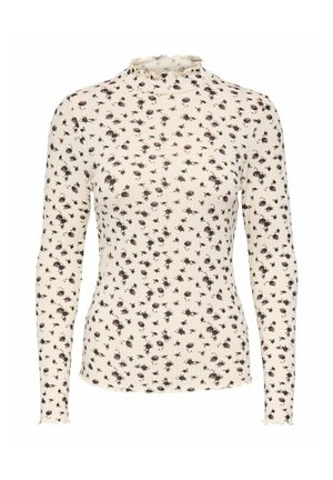 JDY, BLUSE JDYFRANSISKA BLUSE - T-shirt à manches longues - whitecap gray