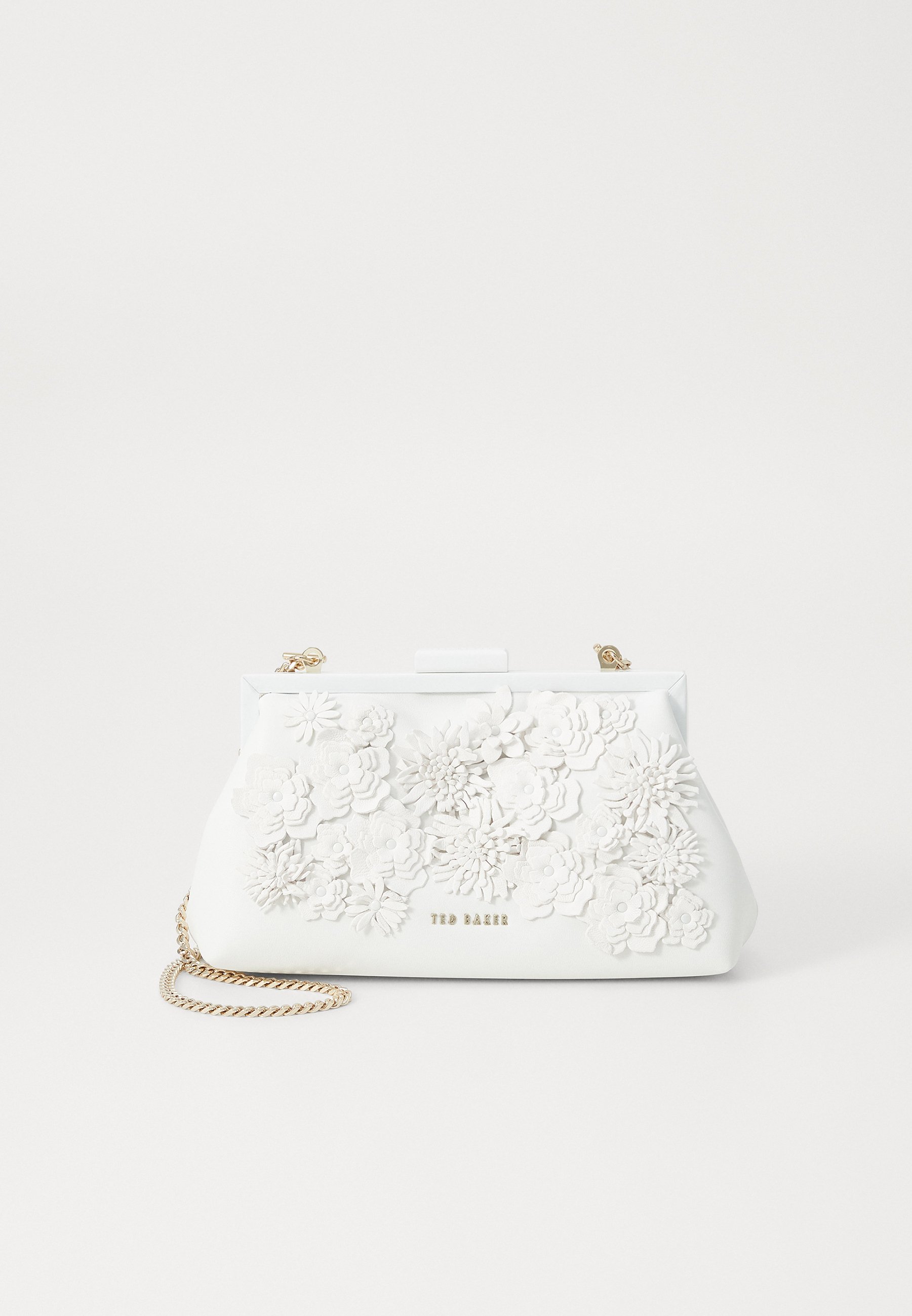 TED BAKER レース装飾フレアドレス Ted Baker FIORELL - Geantă plic - white/alb - Zalando.ro