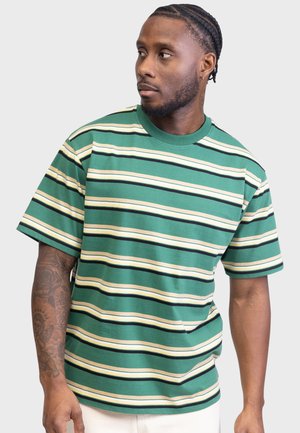 Redefined Rebel DONALD TEE BOXY FIT - T-shirts print - evergreen