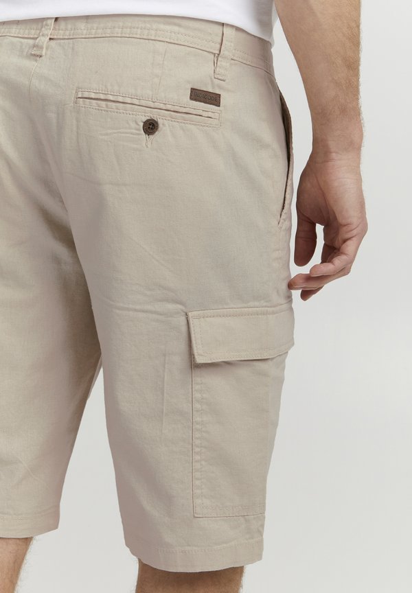 IDMOSATO LINEN MIX - Shorts - fog4