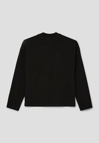 s.Oliver MIT PAILLETTEN-DETAILS - Langarmshirt - schwarz