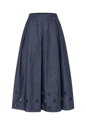 More & More, Jupe trapèze - dark denim