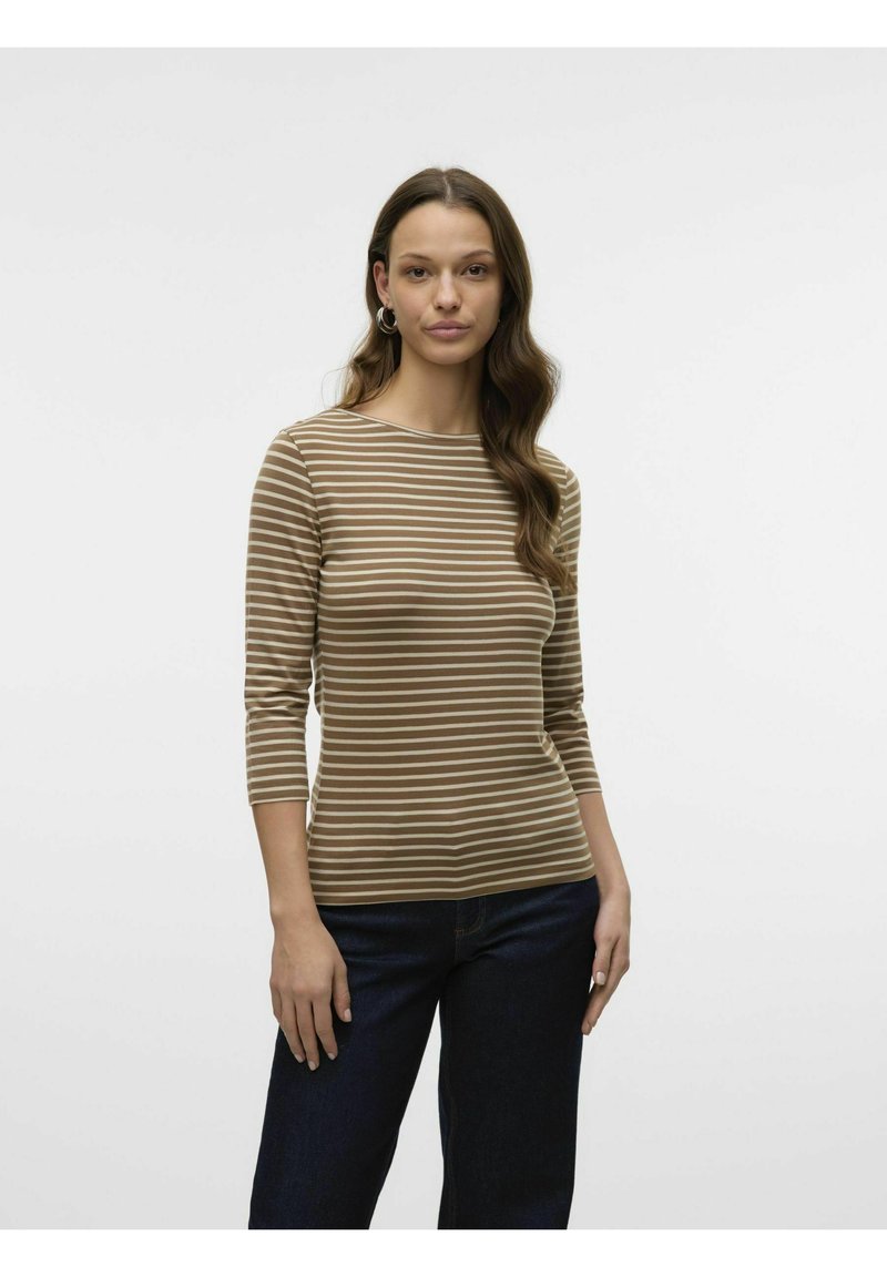 Aware VMFIONA 3/4 BOATNECK NOOS - Top dugih rukava - otter