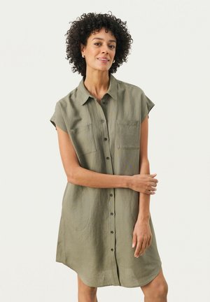 ELLENA - Blusenkleid - vetiver