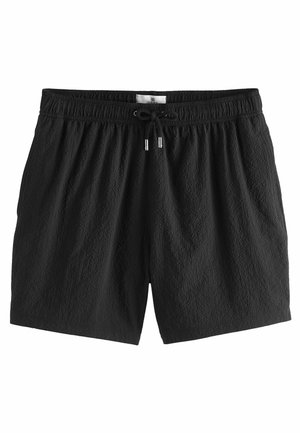 SEERSUCKER REGULAR FIT - Badeshorts - black