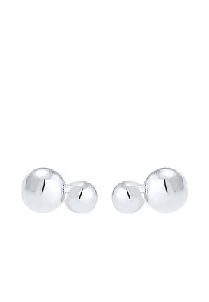 DOUBLE GEO - Korvakorut - silver-coloured