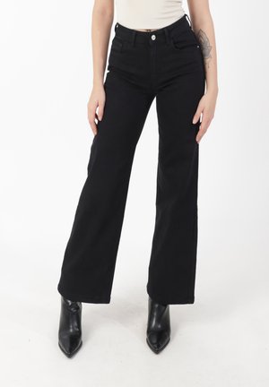 STRETCH  - Flared Jeans - schwarz
