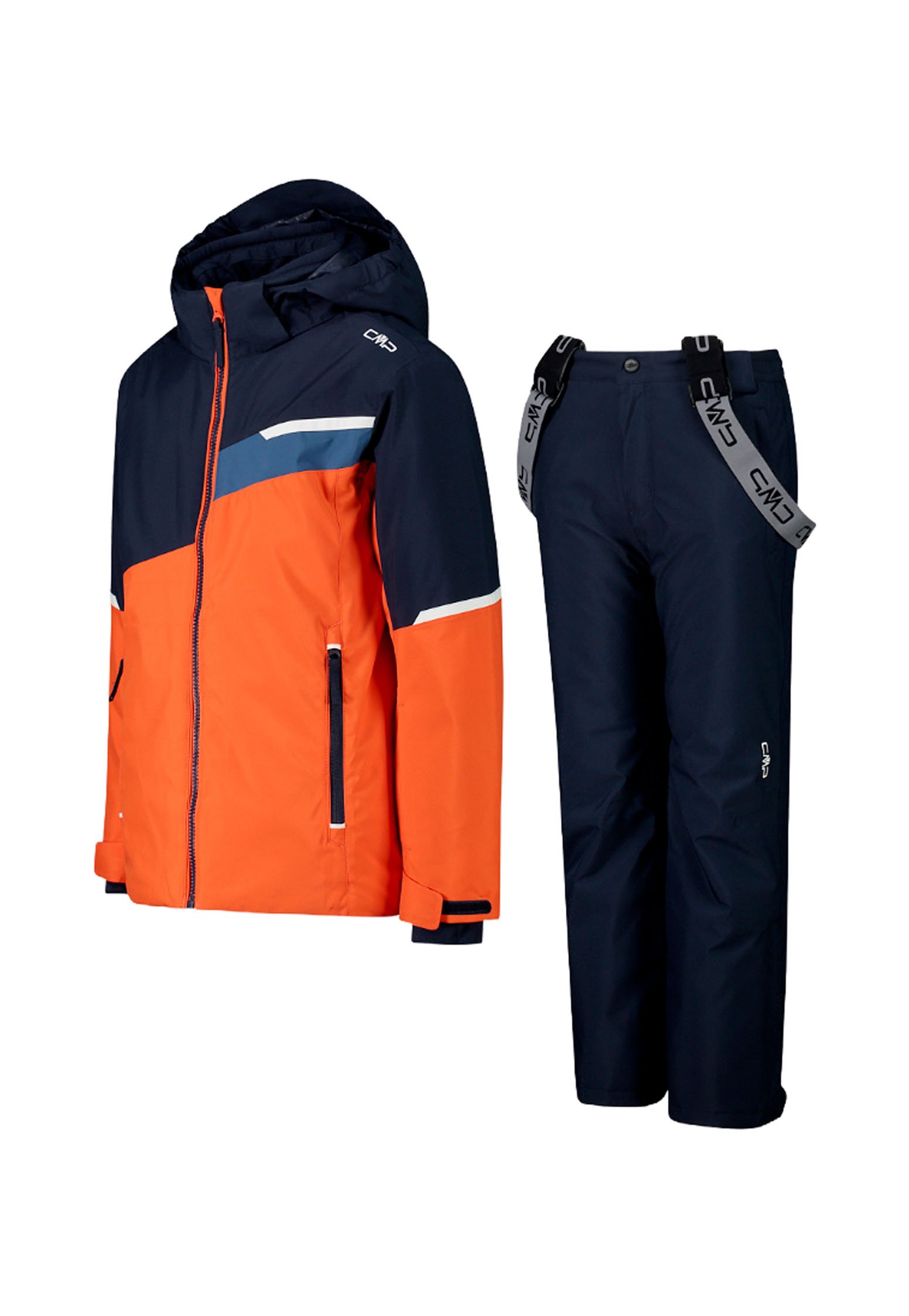 CMP Tuta Unisex Bambini In Cotone Elasticizzato - Maglietta Manica Lunga E Leggings Capri Con Stampe Star E Dance Star