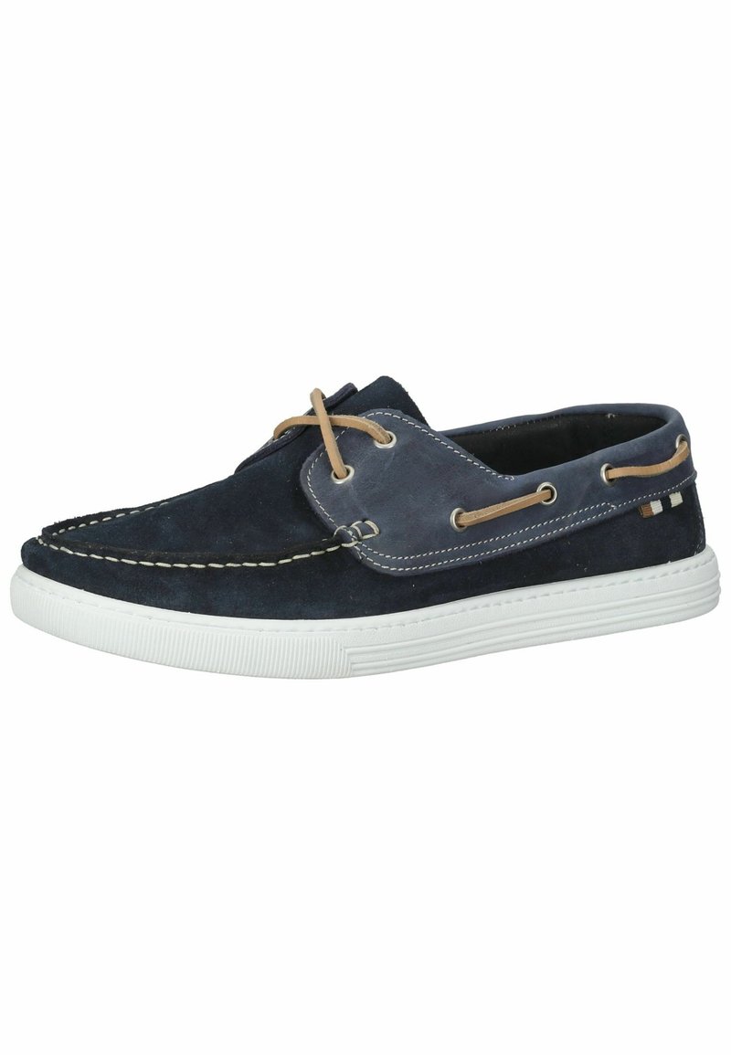 Herren Klassische Schnürer | Sansibar Shoes Bootsschuh dunkelblau - WE94057 Herren Klassische Schnürer | Sansibar Shoes Bootsschuh dunkelblau - WE94057