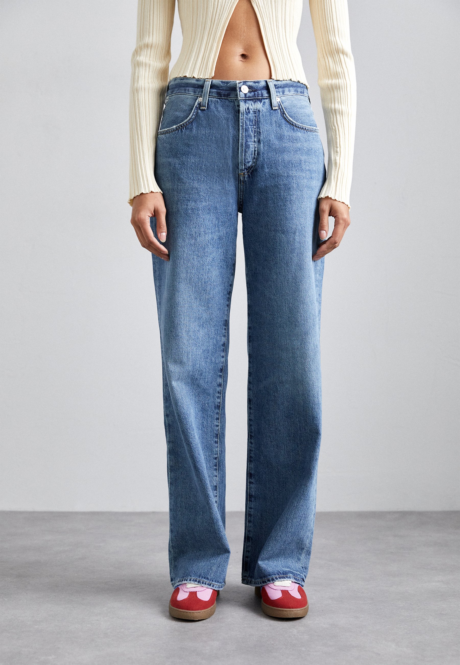 Citizens of Humanity ANNINA - Wide Leg - starsign/medium indigo 