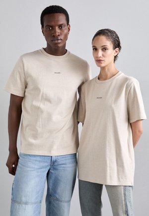 LIVE TEE UNISEX - Basic T-shirt - ecru