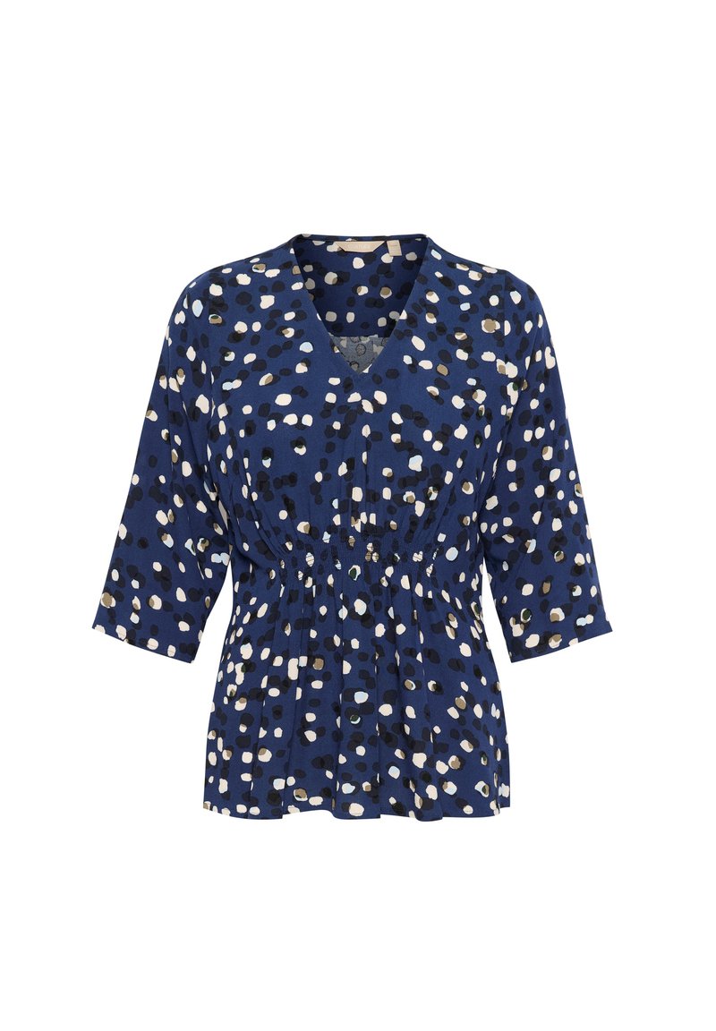 culture Blouse donkerblauw