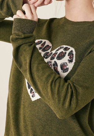 Next, Trui - khaki