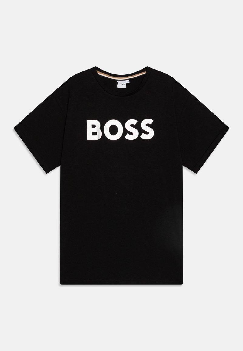 BOSS Kidswear T-shirt print zwart