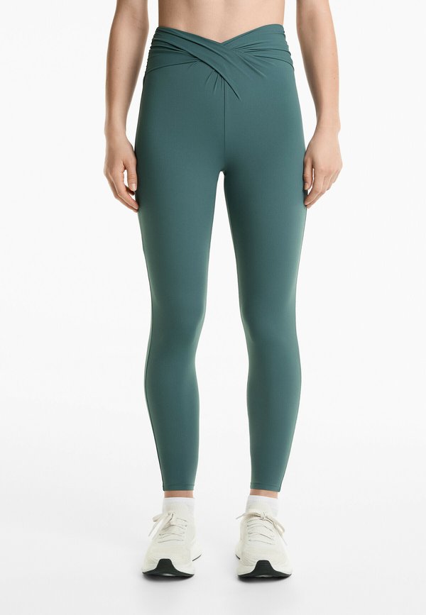 LIGHT TOUCH DRAPED V-CUT ANKLE-LENGTH - Tights