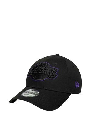 New Era, LOS ANGELES LAKERS OUTLINE 9FORTY CAP NEW ERA SCHWARZ - Cap - schwarz