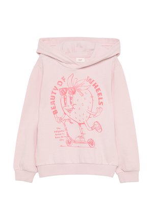 Kapuzenpullover - perlmuttrosa