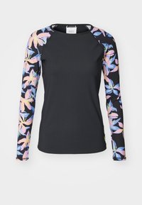 Roxy ACTIVE PRINTED - Top de bikini - anthracite kiss