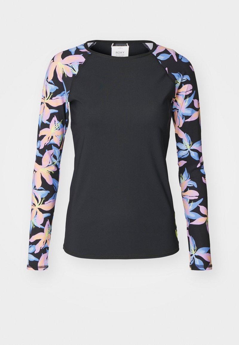 Roxy ACTIVE PRINTED - Top de bikini - anthracite kiss