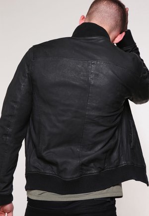 Kožená bunda - black
